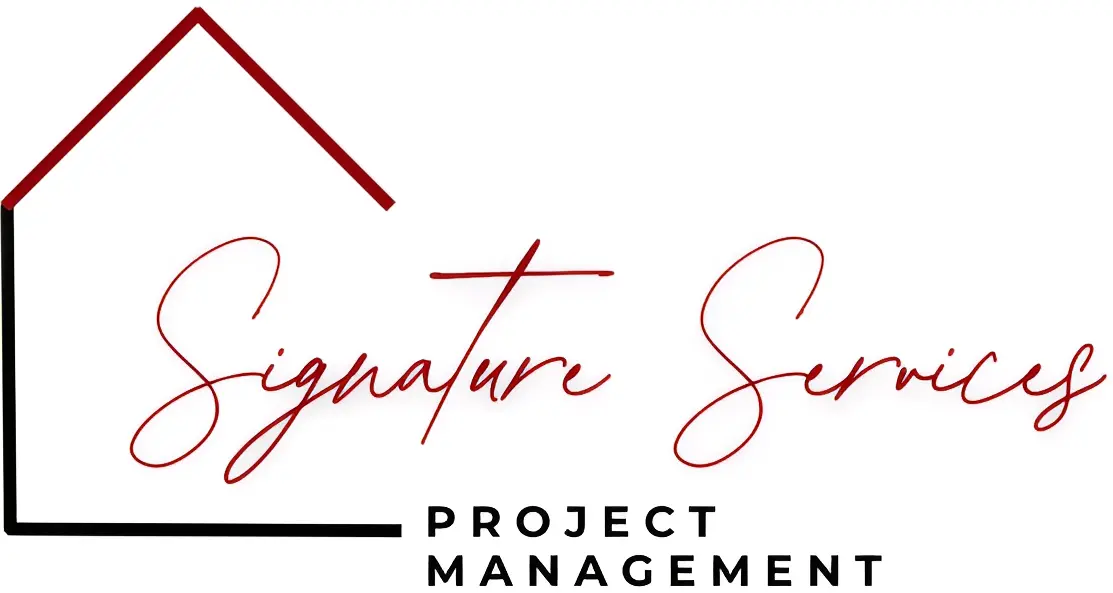 House outline logo, Signature Services Project Management.