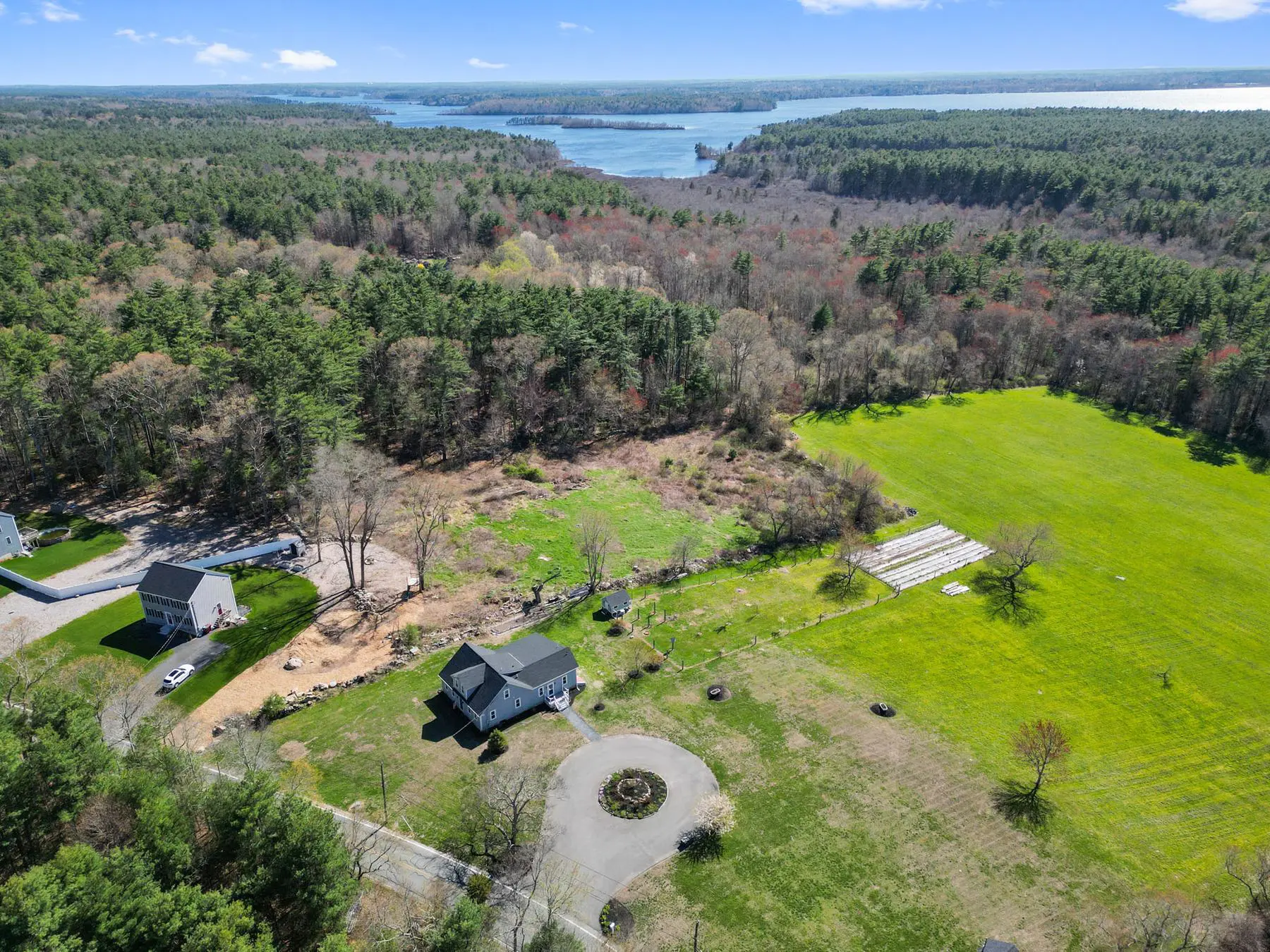 Marion Road, Middleboro - Aerial View