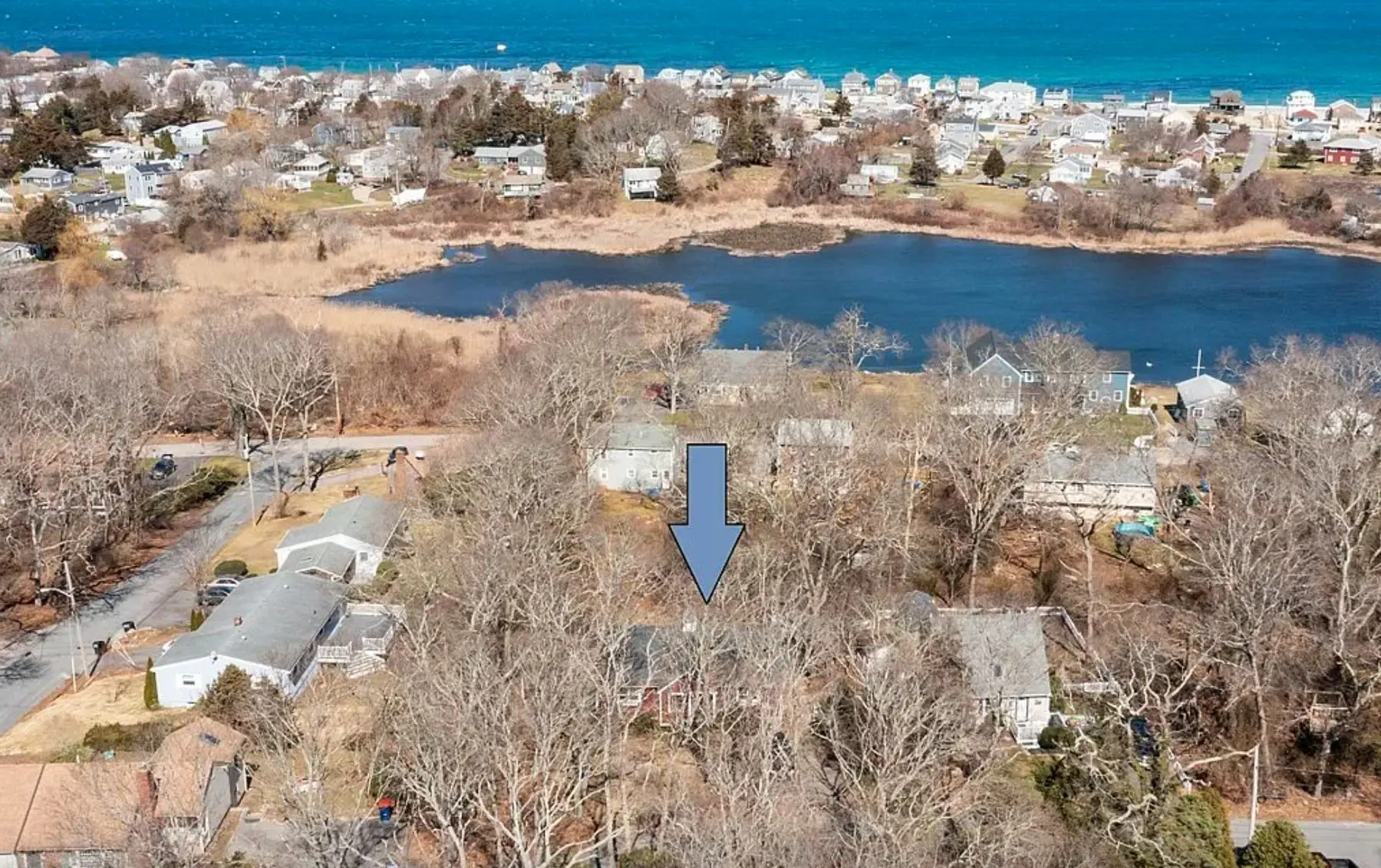 Bartlett Pond Area - Aerial View